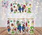 Super Mario Bros Graphic Design 16oz. UVDTF Cup Wrap