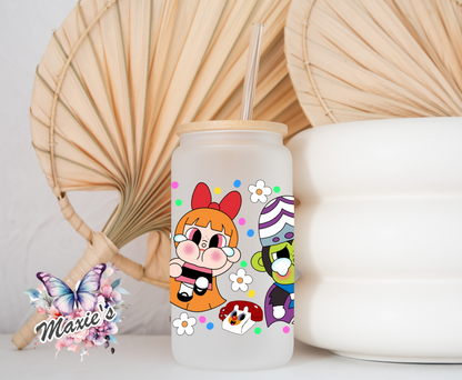 Power Puff Cry Babies Graphic Design 16oz. UVDTF Cup Wrap
