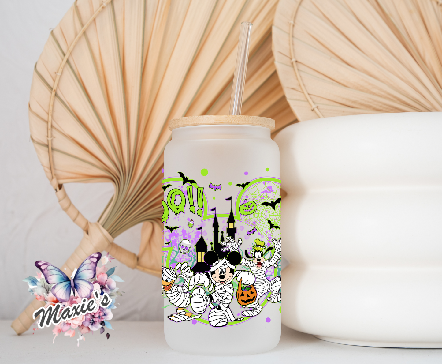 Disney Mickey Mouse Mummy& Friends GraphicDesign 16oz. UVDTF Cup Wrap