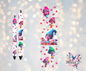 Happy Baby Trolls Graphic Design UVDTF Pen Wrap/Bookmark