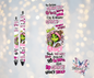 Grinch Mama Graphic Design UVDTF Pen Wrap/Bookmark Decal