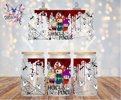 Hocus Pocus Labubu Graphic Design 16oz. UVDTF Cup Wrap