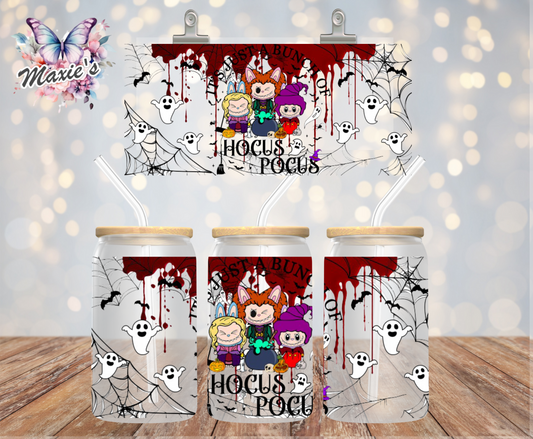 Hocus Pocus Labubu Graphic Design 16oz. UVDTF Cup Wrap