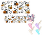 Pumpkin Snoopy Graphic Design UVDTF Mini Stanley Tumblr Keychain Decal