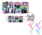 Retro Horro Characters Graphic Design UVDTF Mini Stanley Tumblr Keychain Decal
