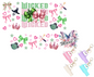 Wicked Theme UVDTF Mini Stanley Tumblr Keychain Decal
