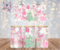 Kawaii Pink Christmas Graphic Design 16oz. UVDTF Cup Wrap