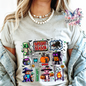 Spooky Season Minecraft Graphic Design DTF Transfer Print