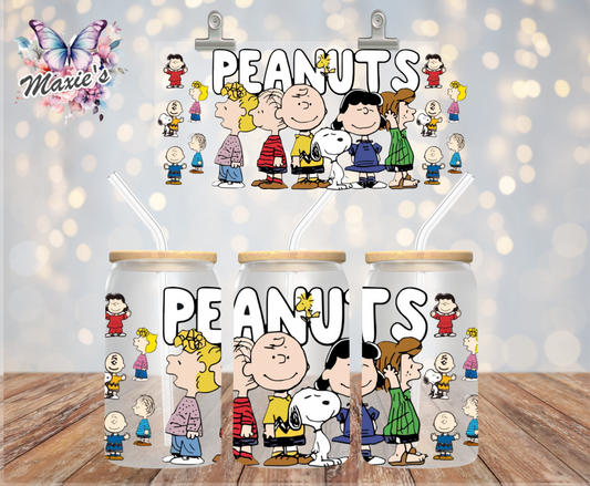 Peanuts Crew Graphic Design 16oz. UVDTF Cup Wrap