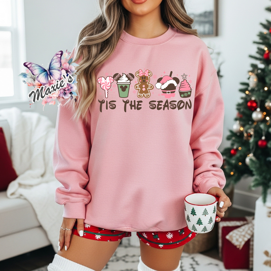 Tis The Season Holiday Mouse Theme DTF Transfer Print