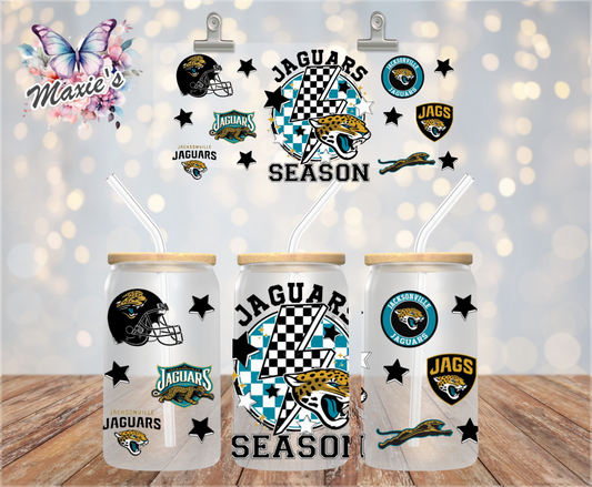 Jacksonville Jaguars Team Graphic Design 16oz. UVDTF Cup Wrap