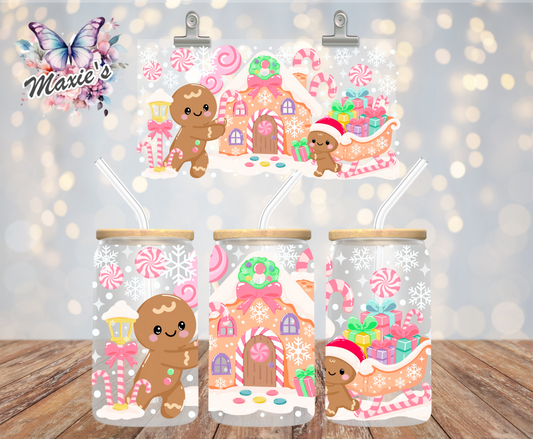 Cutest Holiday Candy 🍬 Land Graphic Design 16oz. UVDTF Cup Wrap