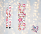 Hello-Kitty Labubu Graphic Design UVDTF Pen Wrap/Bookmark Decal
