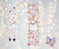 Floral Cutie Ghostie Graphic Design UVDTF Pen Wrap/ Bookmark Decal