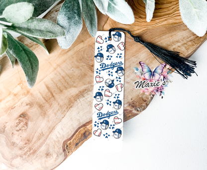 Baseball ⚾️ 🧢 Dodgers Theme UVDTF Pen Wrap/ Bookmark Decal