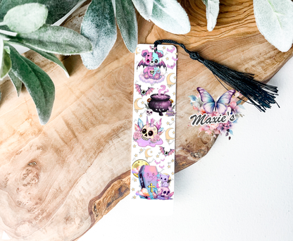 Magical Spooky Night Graphic Design UVDTF Pen Wrap/Bookmark Decal