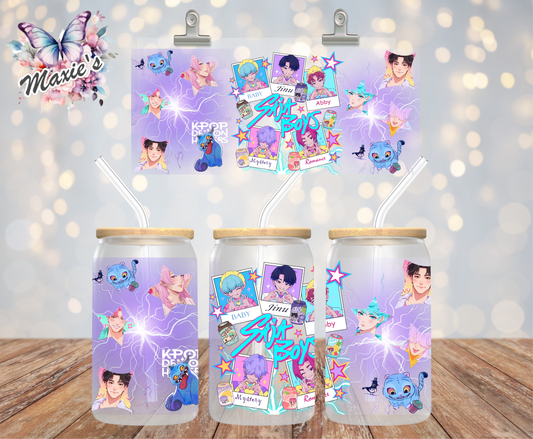 Saja Boys Animation Graphic Design 16oz. UVDTF Cup Wrap