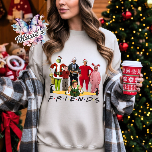 Old Time Favorite Holiday F.R.I.E.N.D Graphic Design DTF Transfer Print