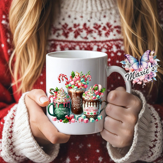 Christmas Hot Chocolate Collection Graphic Design UVDTF Decal