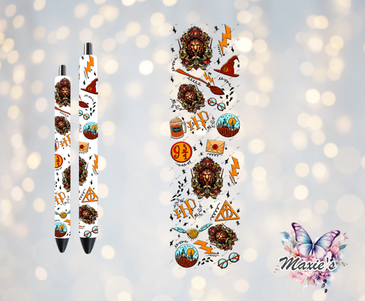 Hogwarts Graphic Design UVDTF Pen Wrap/ Bookmark Decal