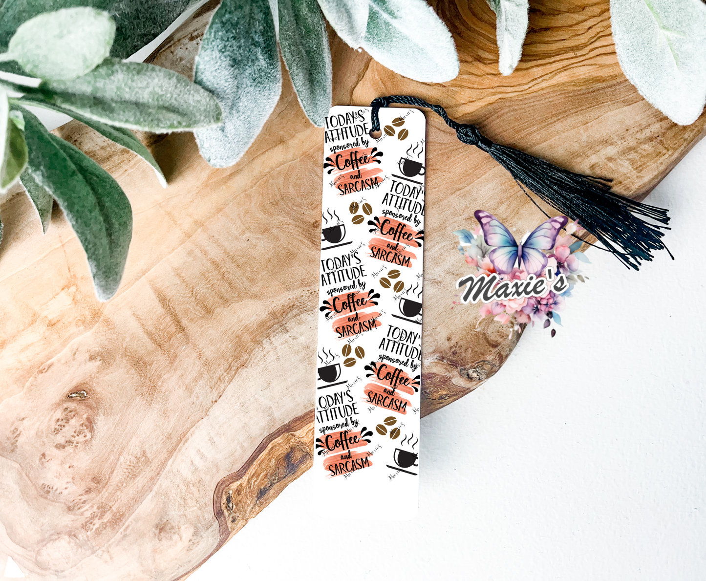 Coffee Affirmation Theme UVDTF Pen Wrap/Bookmark Decal