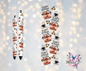 Coffee Affirmation Theme UVDTF Pen Wrap/Bookmark Decal
