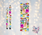 90's Baby Style Graphic Design UVDTF Pen Wrap/Bookmark Decal