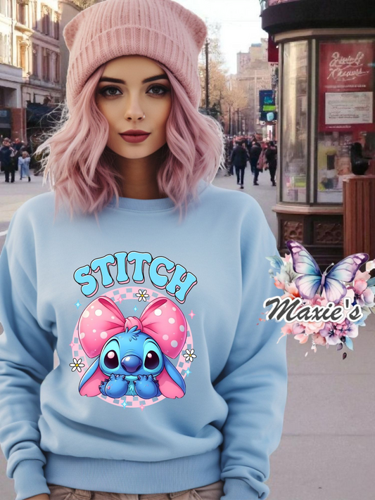 Pretty Stitch Graphic Design DTF Transfer Print