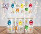 M & M Chocolate Characters Graphic Design 16oz. UVDTF Cup Wrap