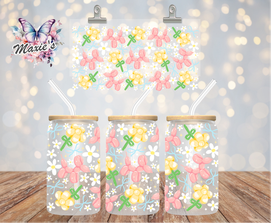 Balloon Garden Graphic Design 16oz. UVDTF Cup Wrap
