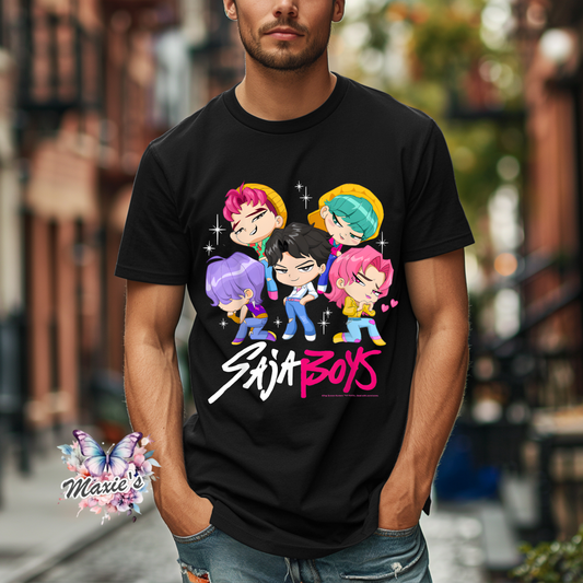 Baby Saja Boys Animation Graphic Design DTF Transfer Print