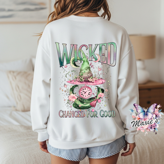 Changed For Good Graphic Design DTF Transfer Print