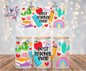 Best Teacher Ever Graphic Design 16oz. UVDTF Cup Wrap