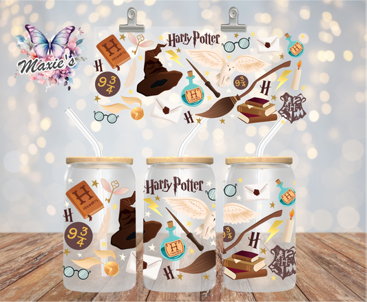 Magical Potter Graphic Design 16oz. UVDTF Cup Wrap