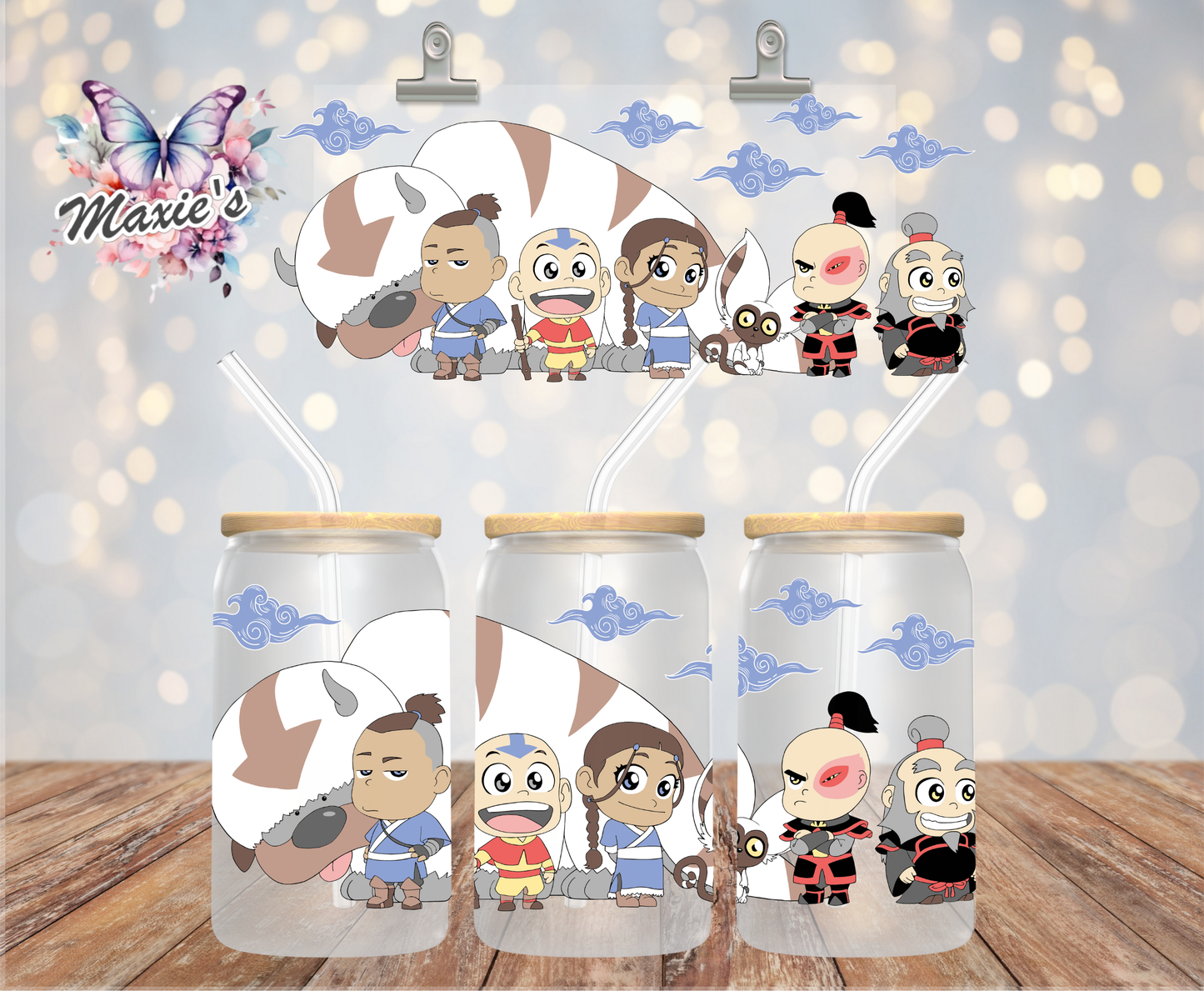 Avatar Animation Graphic Design 16oz. UVDTF Cup Wrap