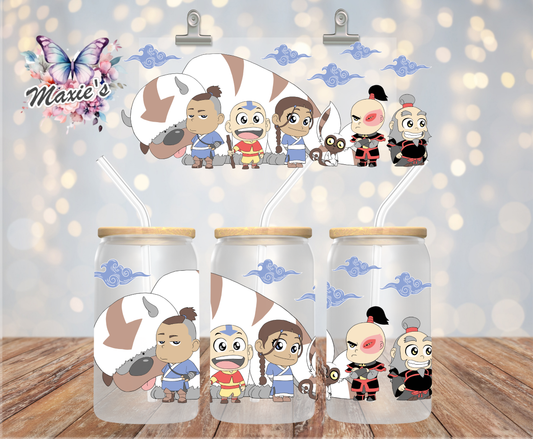 Avatar Animation Graphic Design 16oz. UVDTF Cup Wrap