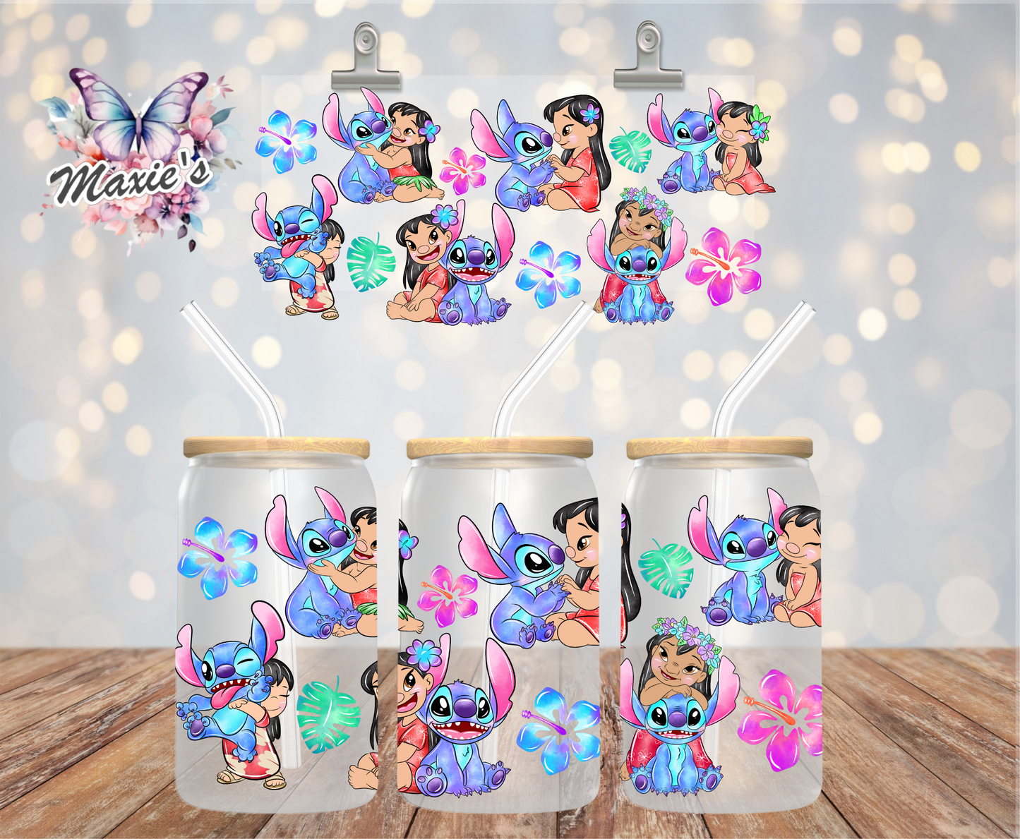 Lilo & Stitch Bestie Fun Time 16oz. UVDTF Cup Wrap