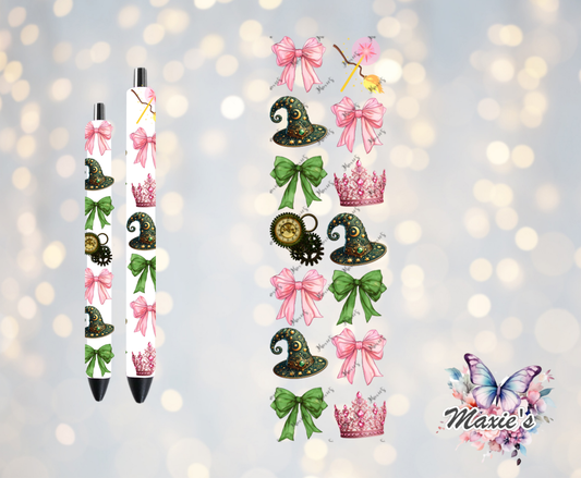 Wicked Theme UVDTF Pen Wrap/Bookmark Decal