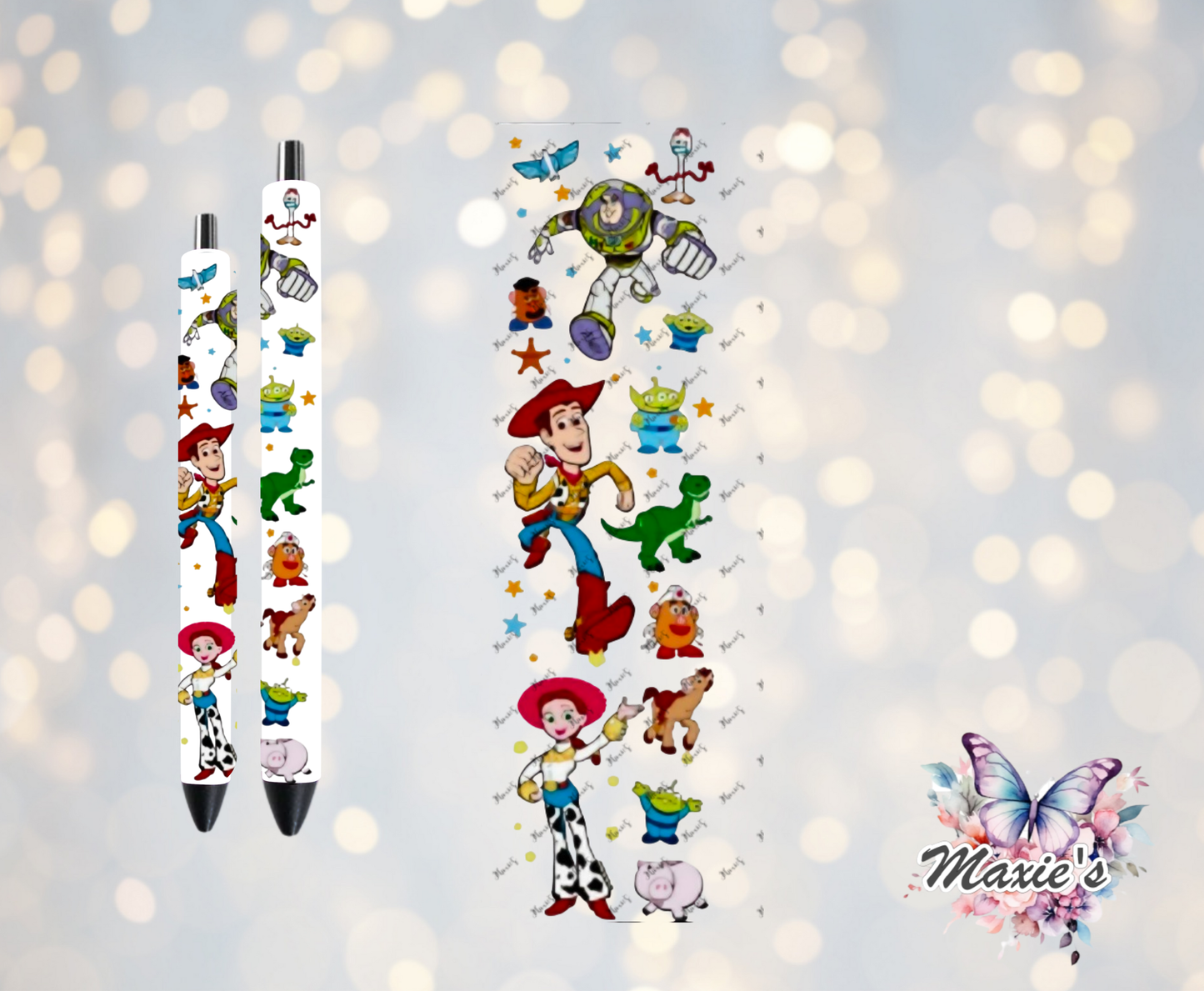 Toy Story Animation UVDTF Pen Wrap / Bookmark Decal