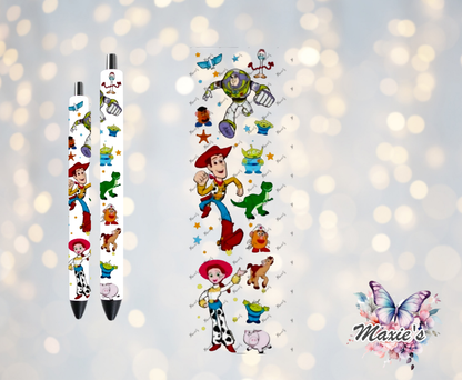 Toy Story Animation UVDTF Pen Wrap / Bookmark Decal