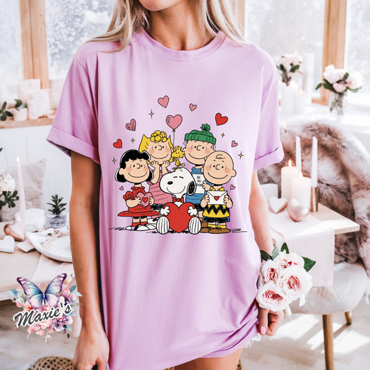 Love Snoopy Crew Graphic Design DTF Transfer Print