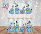 Baby Demon Blue Cat Graphic Design 16oz. UVDTF Cup Wrap