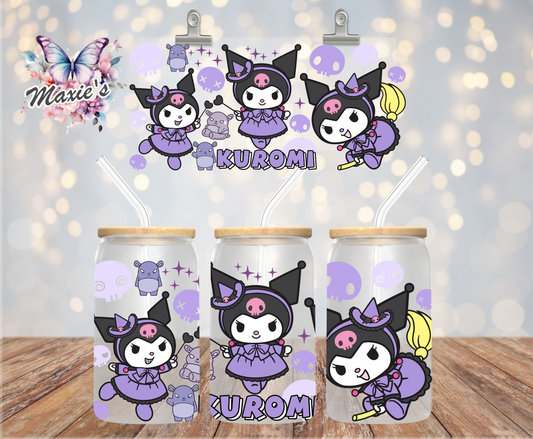 Kuromi Magic World Graphic Design 16oz. UVDTF Cup Wrap