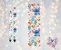 Aloha Stitch & Scrump Graphic Design UVDTF Pen Wrap/Bookmark Decal