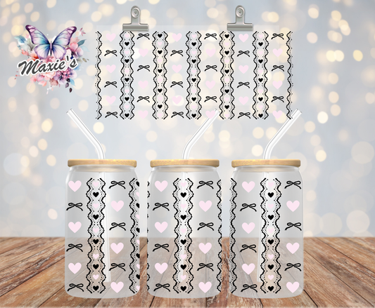 Just A Girl Lace Theme 16oz. UVDTF Cup Wrap